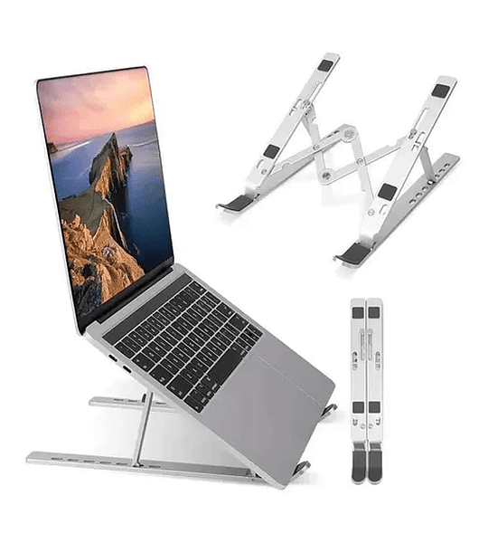 Aluminio Soporte Portátil Para Macbook Pro Air Pc iPad Pro