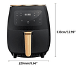 Freidora De Aire Libre Aceite 4.5 L Air Fryer