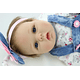 Bebé Reborn Muñeca Silicon Suave 55cm Realista Bebe