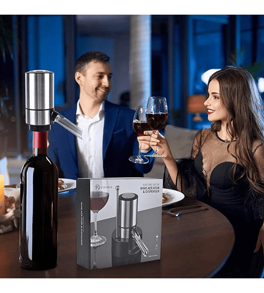 Aireador Eléctrico De Vino Dispensador Automático Favorito