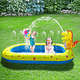 Piscina Inflable 170x110x45cm Dino Delfin Lanza Chorro Agua