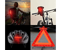 Set Luces Delantera Y Trasera Para Bicicleta Con Power Bank
