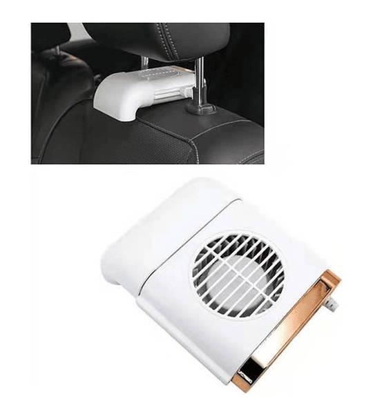 Ventilador Automovil Escape Usb Para Asiento De Auto 12v 24v