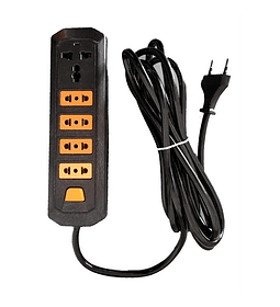 Alargador Electrico Zapatilla Con Interruptor 5m