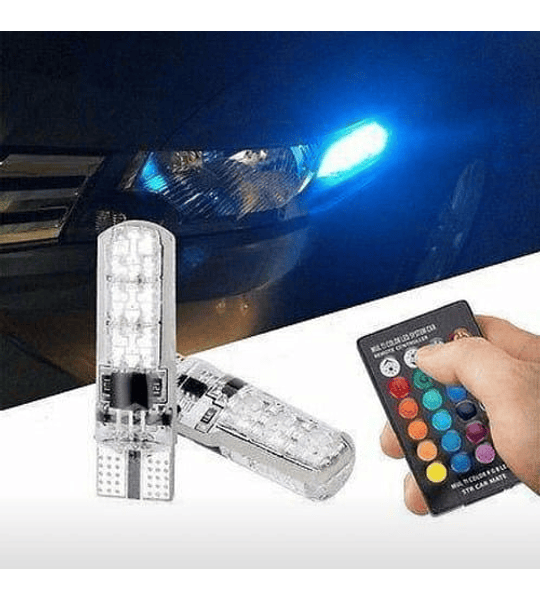 Cola Pescado Led T10 Control Remoto Ampolleta