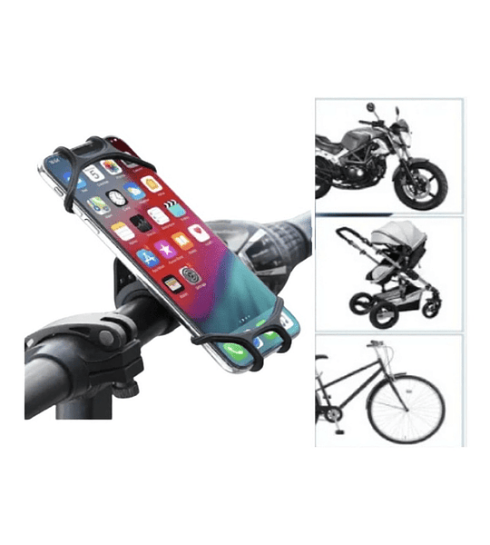 Soporte Teléfono Para Bicicleta Moto Elastico