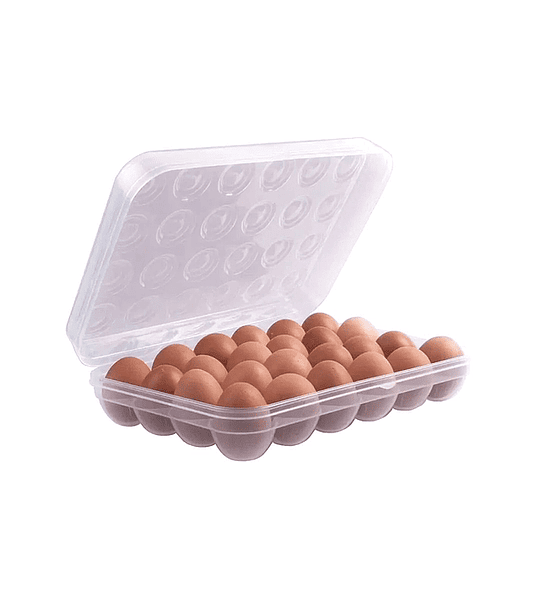 Huevera Organizador Huevos Refrigerador 24 Huevos Tapa