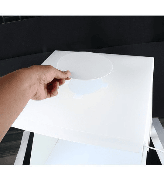 Caja De Luz Estudio Fotográfico Plegable 30 Cms Led