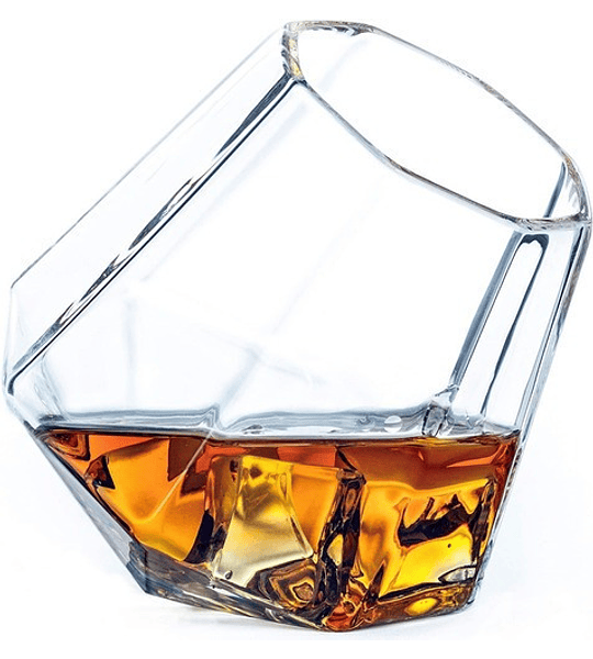Set 6 Vasos Estilo Nordico Diamante Whiskey Cognac Ron