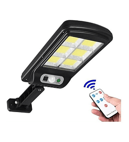 Foco Led Solar Led Luminaria Sensor 12 Hrs + Control