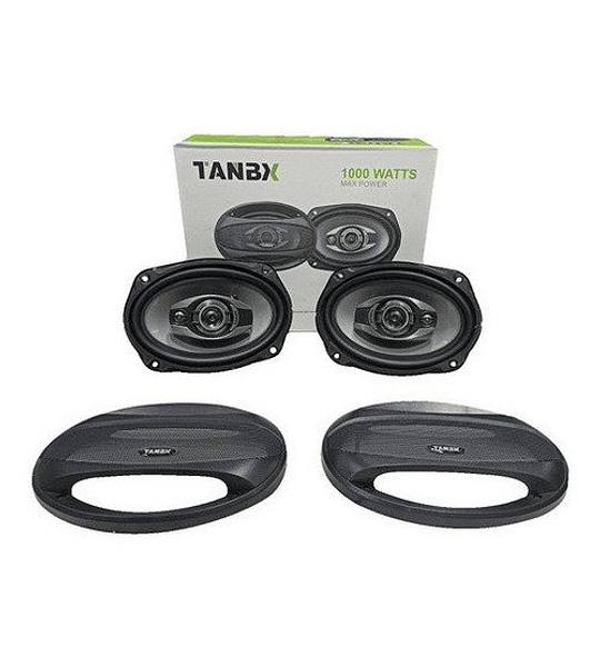 Kit 2 Parlantes Tanbx Tb-6942 1000w 16cms 3 Vias