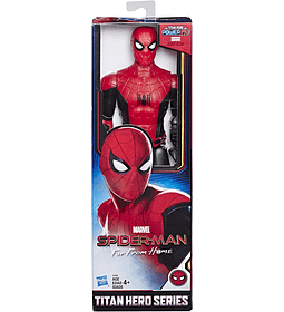 Figura spider man FAR FROM HOME  avengers titan hero 30 cms