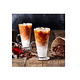 Set 6 Tazon Mug Conico Cristal Templado Cafe Latte