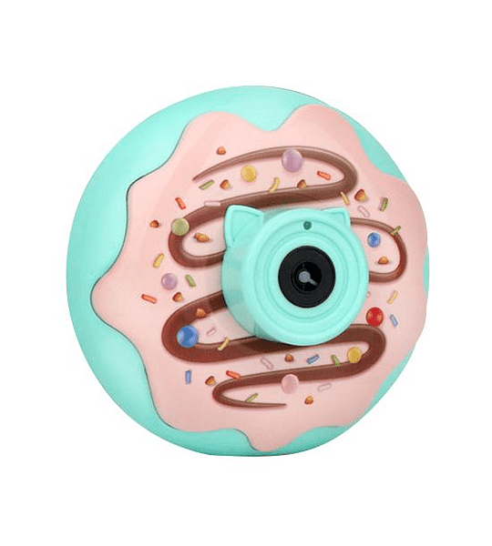 Cámara Dispara Burbuja Niña Niño Juguete Donuts