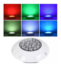 Foco Led Piscina Multicolor Rgb 9 W 12v + C/remoto Ip68