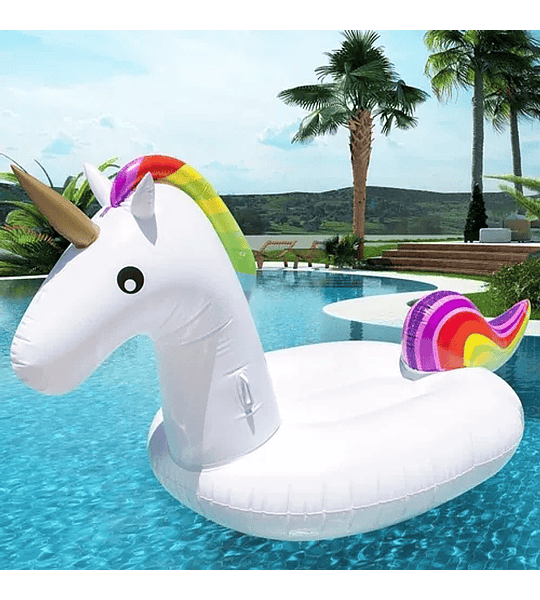 Flotador Gigante Unicornio 280 Cm Xl