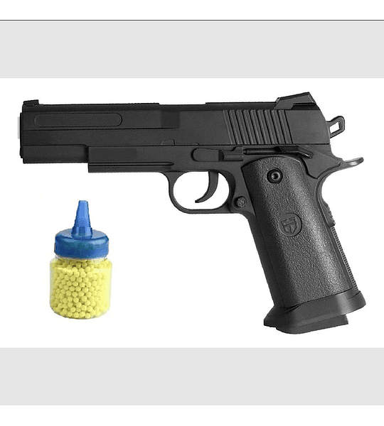 Pistola Airsoft V18 Colt Replica Airsoft + 1000 Balines