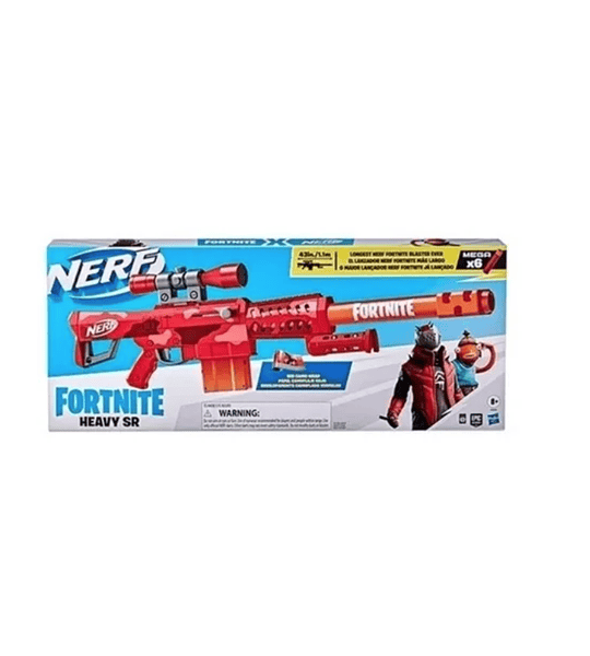 Nerf Fortnite Heavy Sr Blaster Blaster Fortnite Más Largo