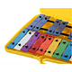Metalofono 25 Notas Cromatico Con Estuche Xilófono Didáctico