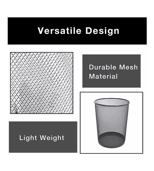Basurero Papelero Escritorio Oficina