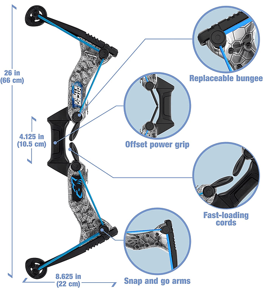 Arco Zing Air Storm Z Tek (azul)