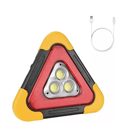 Triangulo Seguridad Led Solar Luces Emergencia Auto