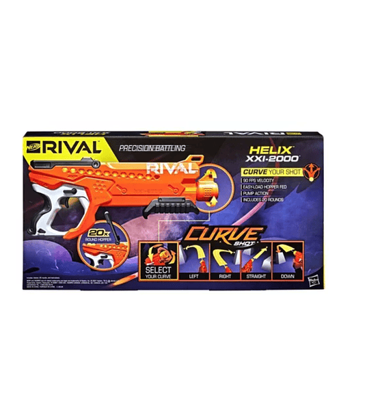 Lanzador Nerf Rival Curve Shot Helix Xxi-2000