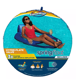  Swimways Flotador Inflable Para Piscina Color Azul