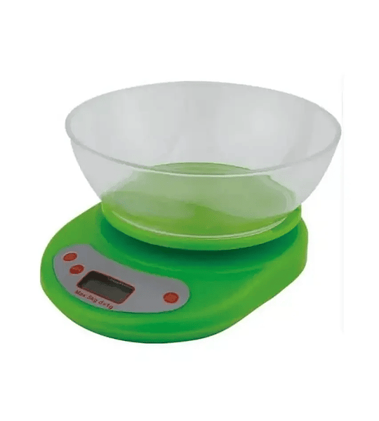 Balanza Pesa Digital Cocina 5 Kg Con Bowl