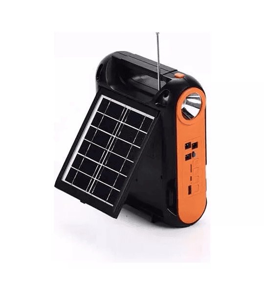 Radio Altavoz Bluetooth Con Carga Solar