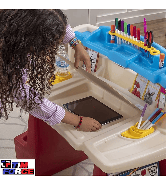 Escritorio Para Niños Didáctico Con Lámpara Master Desk