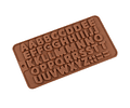 Molde Chocolate Letras Silicona