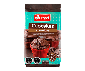 Mezcla para cupcakes Gourmet 300 g chocolate