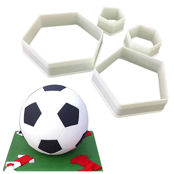 Set Cortadores Pelota de Fútbol 4 Piezas