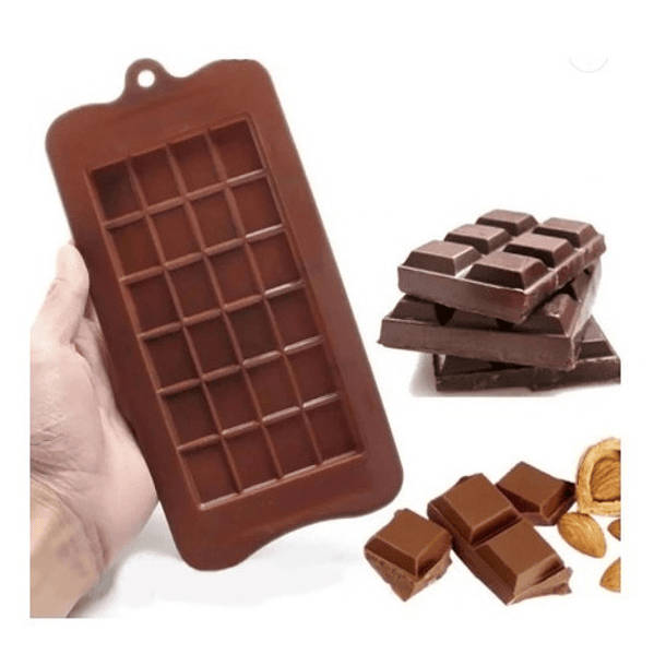 Molde Chocolate Tableta Grande Silicona 2