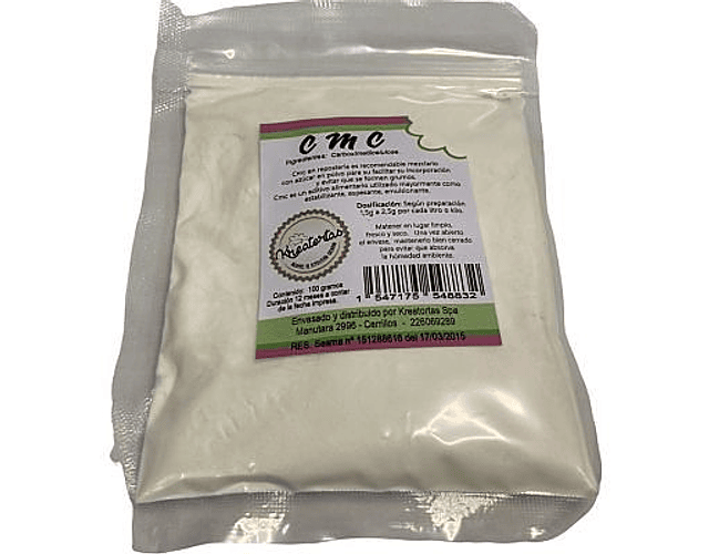 CMC cacarboximetilcelulosa 100 gr kreatortas