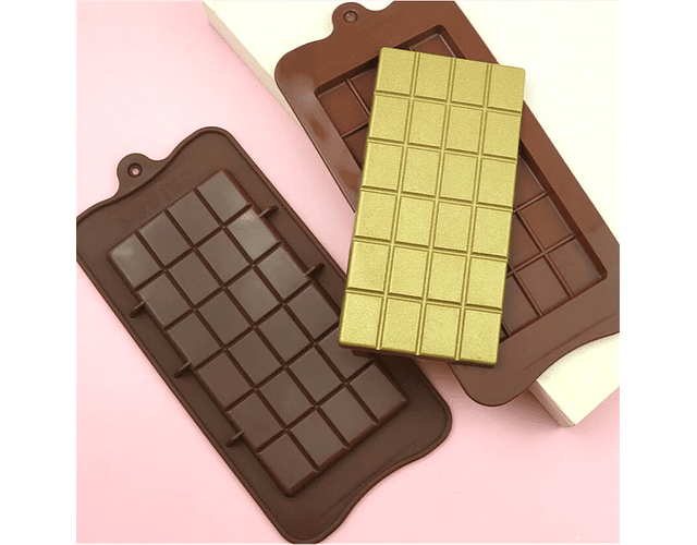 Molde silicona barra chocolate