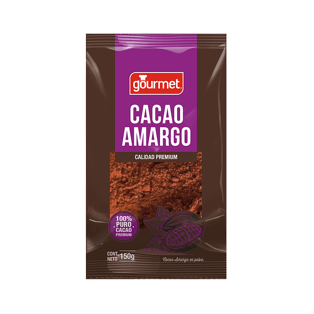 Cacao amargo 150 grs