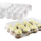 Envase plástico 12 minicupcakes transparente 2