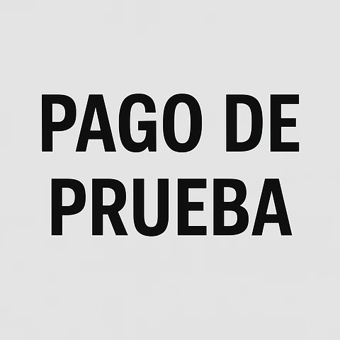 PROCUTO DE PRUEBA PAGO
