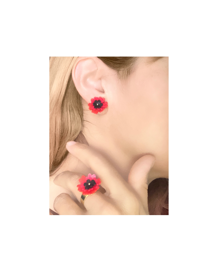 Aretes de las tres florecitas