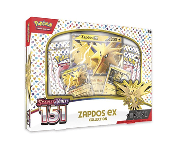 Pokémon 151 Zapdos ex Collection (Producto en Inglés)