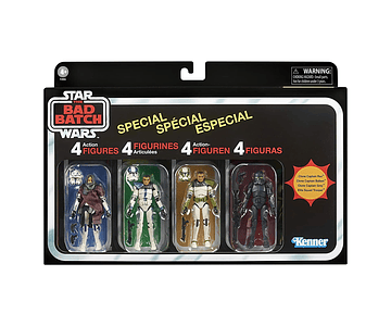Special 4-Pack Star Wars The Vintage Collection The Bad Batch
