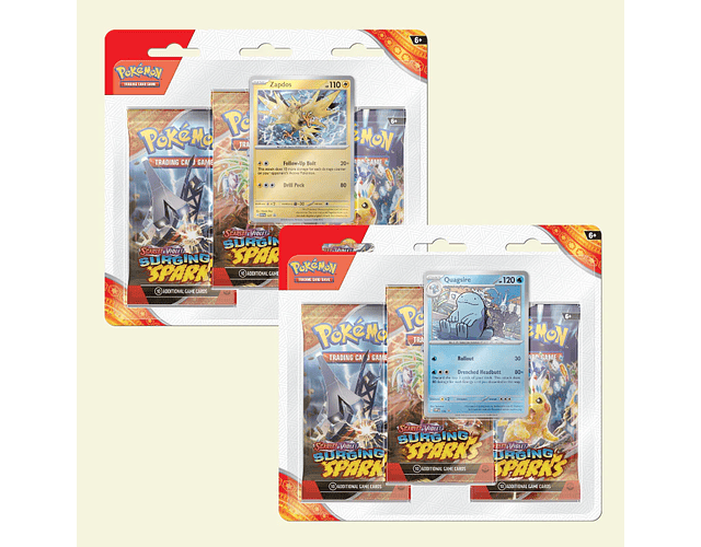 Pokémon Surging Sparks 3-pack PREVENTA