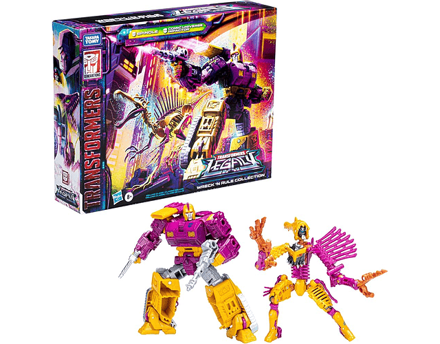 Comic Universe Impactor & Spindle Transformers Legacy Wreck 'N Rule Collection