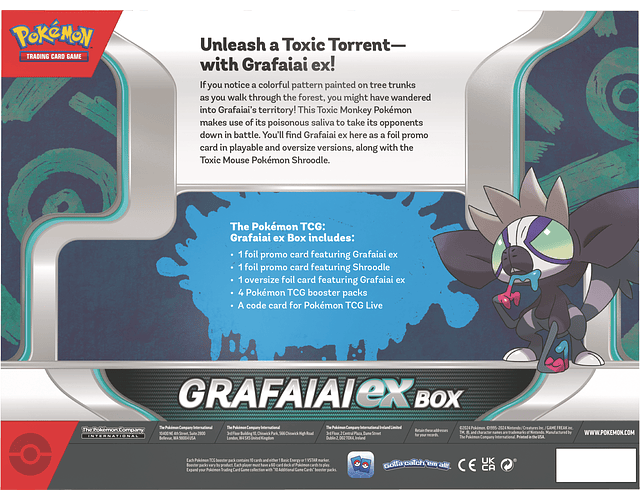 Pokémon Grafaiai ex Box