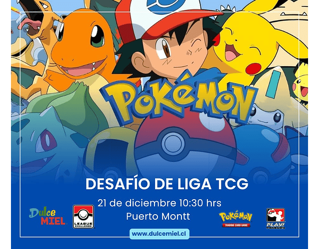 Pokémon Desafío de Liga TCG Domingo 21 Diciembre 10:30