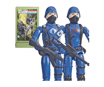 Cobra Officer and Trooper 2-Pack Gi Joe Retro Series