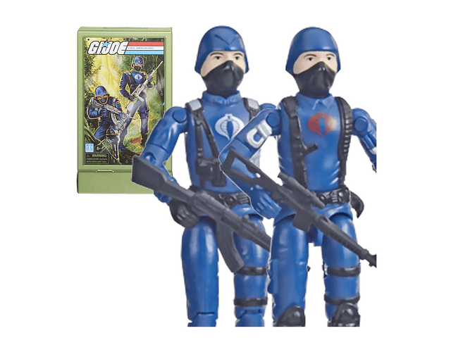 Cobra Officer and Trooper 2-Pack Gi Joe Retro Series