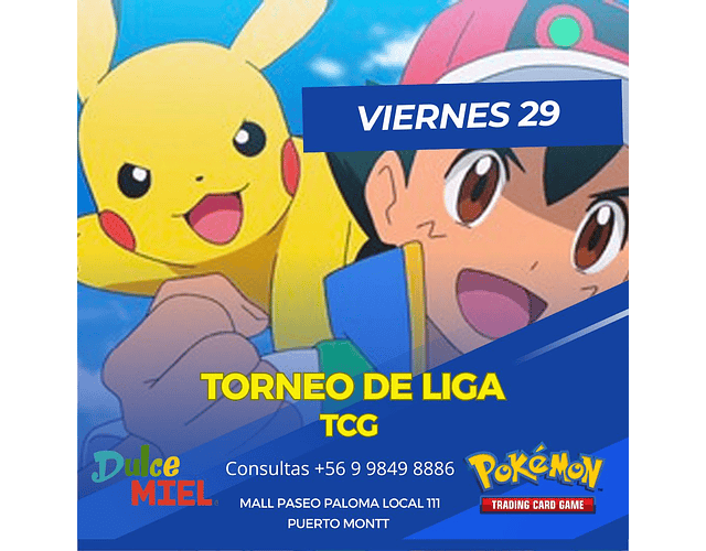 Pokémon Liga Viernes 26 Diciembre 18:30